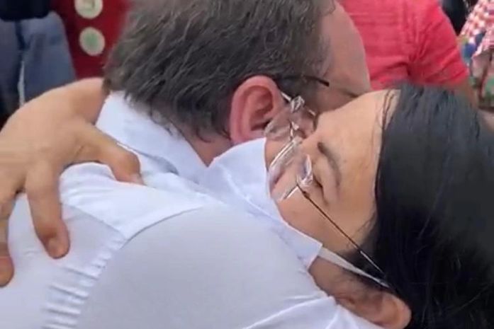 Gilvania Barros e Marcos Sena