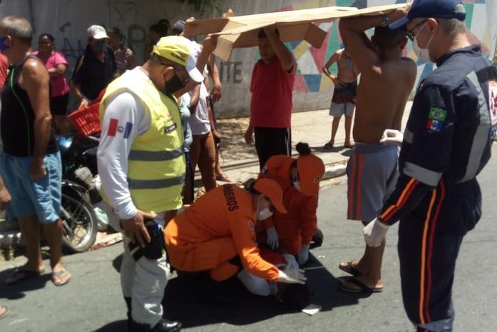 Ronda no Bairro presta primeiros socorros após quatro acidentes de trânsito no Jacintinho e Jatiúca