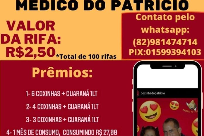 Após sofrer grave acidente de moto, vendedor de coxinhas faz campanha para pagar tratamento médico