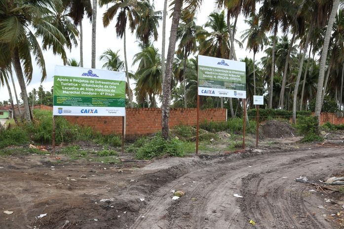 Prefeitura de Marechal Deodoro inicia obras da Praça da Juventude na Poeira