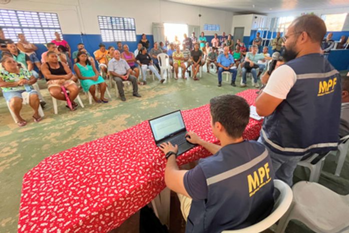 MPF discute acesso à água na comunidade quilombola Bom Despacho, em Passo de Camaragibe