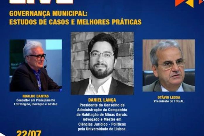 TCE AL discute a Governança Municipal em mais uma transmissão ao vivo
