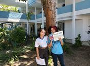 Em Encontro Estudantil, alunas de Escola Rosa da Fonseca representam as 58 escolas da 1ª GEE,  e destacam o protagonismo da sufragista negra, Almerinda Farias Gama 