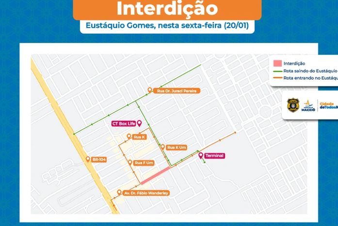 Obra em rede de drenagem modifica trânsito do Eustáquio Gomes nesta sexta (20)