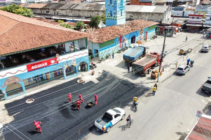 Prefeitura recupera vias em bairros das partes alta e baixa de Maceió