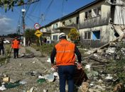 Famílias que tiveram imóveis atingidos por explosão vão ser acolhidas