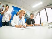 Prefeita Fátima Rezende assina contrato para construção de 300 apartamentos em Pilar
