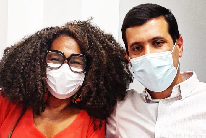 Em reunião,com o presidente da AMA, Instituto Raízes, articula apoio para realização de encontro, com foco nos quilombos alagoanos.