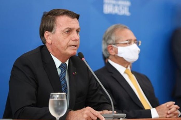 Jair Bolsonaro e Paulo Guedes