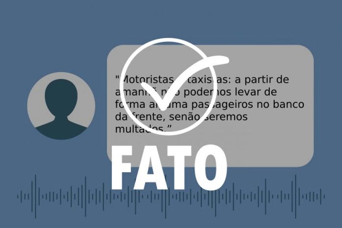 É fato que taxistas e motoristas de app não podem transportar passageiros no banco da frente em Maceió