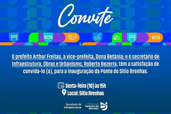 Prefeitura de Santana do Mundaú inaugura ponte nesta sexta (10)