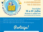 Projeto de Extensão “Educação Em Ação: a Universidade vai à Escola” abre inscrições para seleção 2021.2