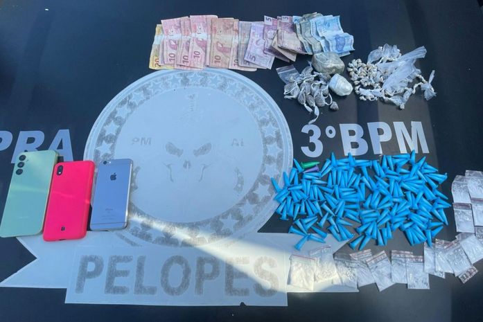 PM apreende armas, drogas e veículos em diversos municípios de AL