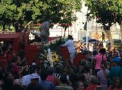 Caixão da cantora foi levado pelo Corpo de Bombeiros para cremação no Cemitério do Caju, em cerimônia restrita à família.