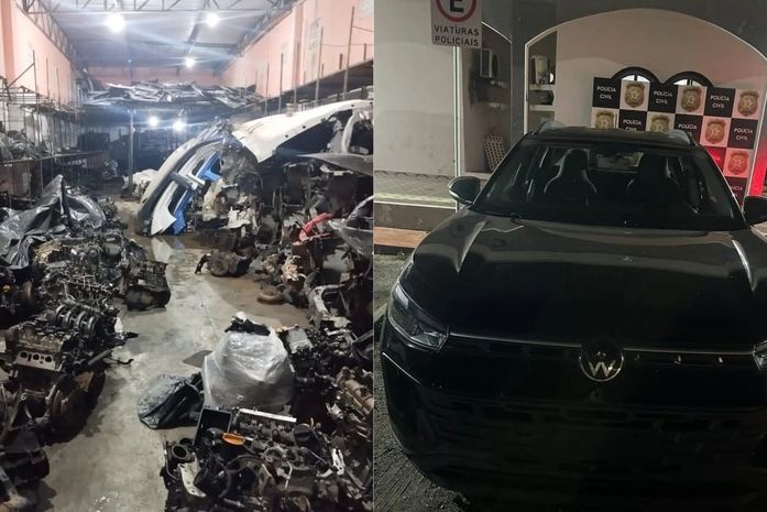 Carro roubado é recuperado após rastreamento apontar localização em galpão de Arapiraca