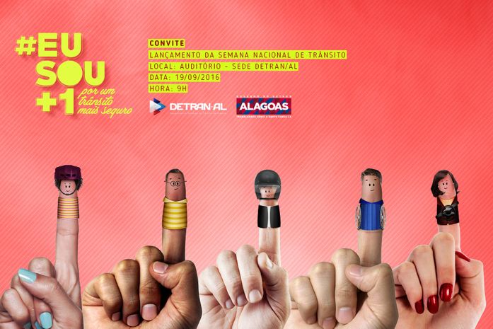 Campanha busca conscientizar a população no trânsito