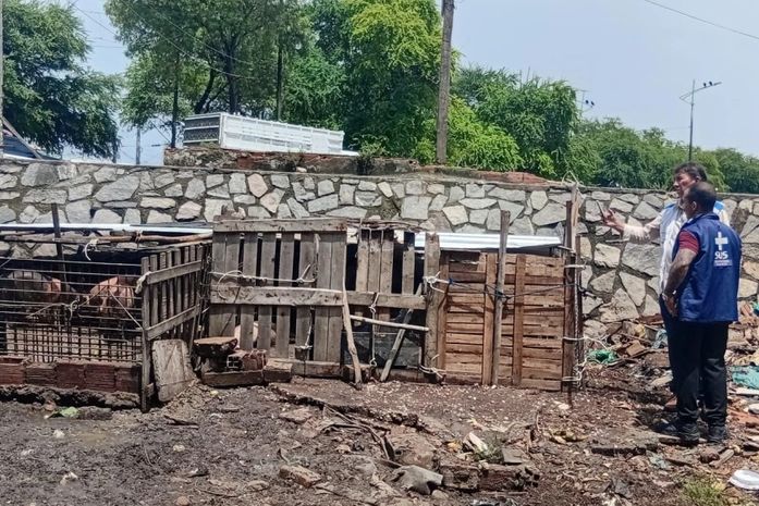 Vigilância Sanitária notifica pocilgas clandestinas no bairro da Levada, em Maceió