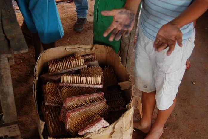 Fiscalização em fábrica de fogos em 2014