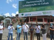 Prefeito de Santana do Mundaú assina ordem de serviço para urbanização e pavimentação da Cohab e inaugura Unidade de Apoio à Saúde em Comunidade Quilombola 