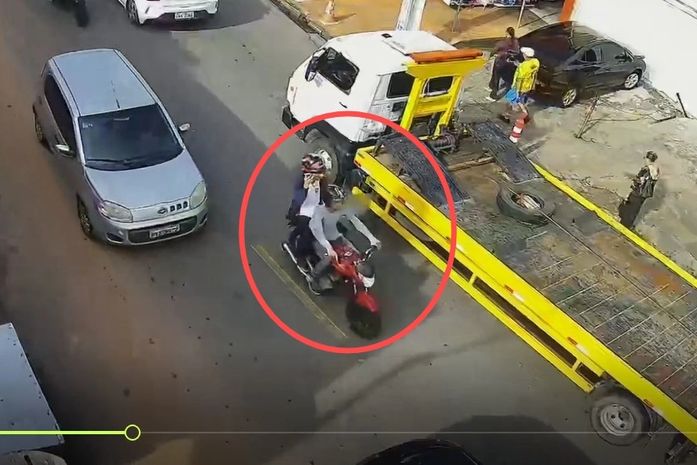 Câmeras flagram rota de fuga de dupla suspeita de tentativa de homicídio na feira do Jacintinho