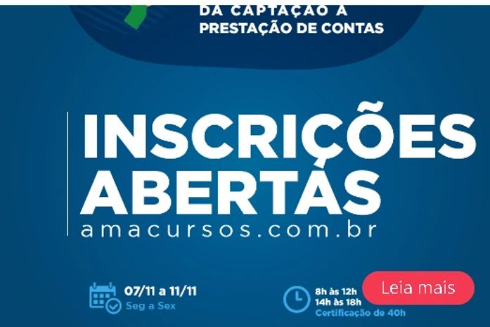 AMA lança Curso Plataforma +Brasil para técnicos municipais