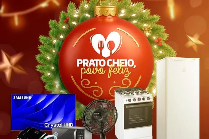 Prefeitura de Mar Vermelho promove entrega de cestas e sorteio de eletrodomésticos