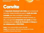 Deputado Lelo Maia promove ação do Maio Laranja na orla de Ponta Verde
	
