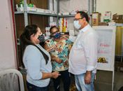 PREFEITO LUCIANO VISITA UBS E ANUNCIA REABERTURA DE PROGRAMA DE ATENÇÃO À MULHER