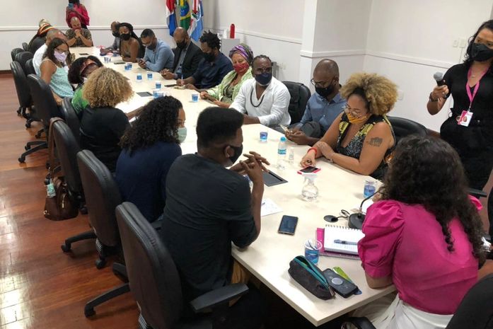 Vereadora Teca Nelma se reúne com movimento negro para discutir mudança de nome da praça Dandara