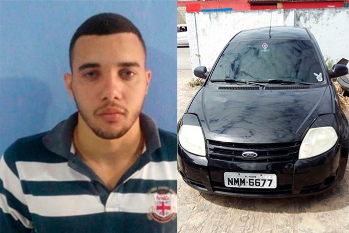Álvaro Rodrigues da Rocha Neto foi preso acusado de roubar um carro