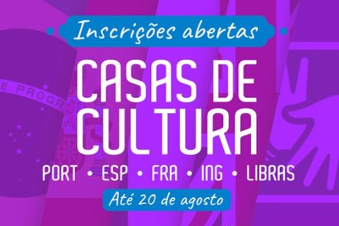 Prazo para inscrições no programa Casas de Cultura no Espaço Cultural encerra hoje