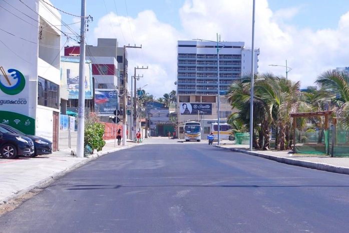 Após serviço de recapeamento, Avenida em Cruz das Almas é totalmente liberada para veículos