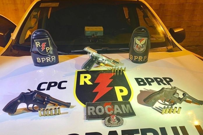 PM apreende oito armas de fogo em Maceió e Arapiraca