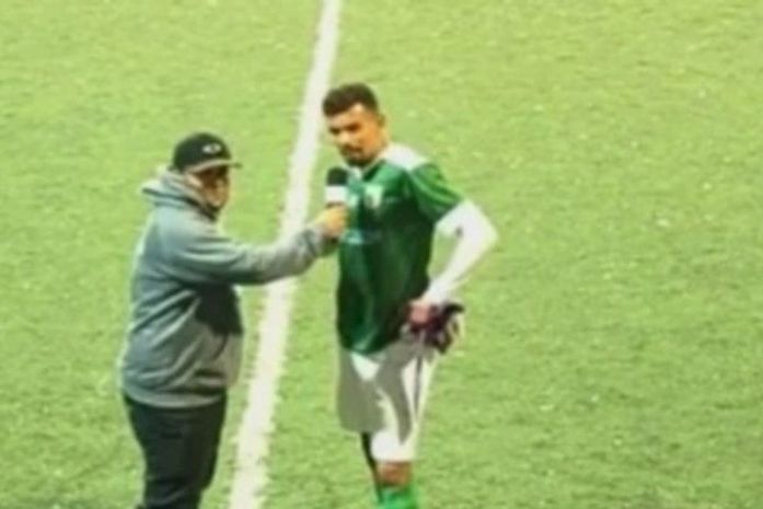 Goleiro erra nome da namorada durante homenagem e viraliza; Jucielly apela: Quem souber quem é Grazi, me avise