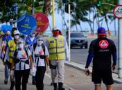 Ronda no Bairro realiza 2ª blitz educativa na orla marítima de Maceió
