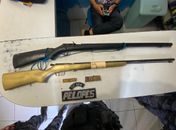Três suspeitos são presos por comercializar armas e munições no sertão de AL