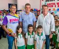 Volta às aulas em Branquinha é marcada por inauguração de escola, entrega de mobiliários e kits escolares
