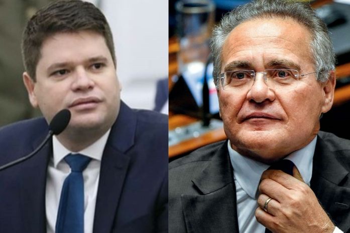 Davi Davino e Renan Calheiros