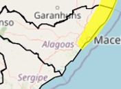 Inmet emite alerta acumulado de chuvas para Maceió e mais 26 cidades de AL