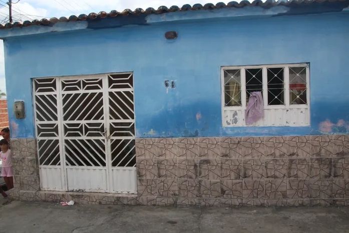 Residência onde ocorreu incêndio