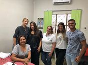 Estudantes de enfermagem visitam Sineal para apresentação acadêmica