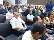 Prefeito de Mata Grande, Erivaldo Mandú na reunião da AMA na última segunda-feira