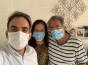 Prefeito do Pilar, Renato Filho, ao lado dos pais