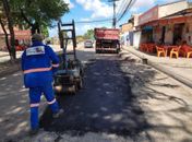 Operação tapa-buraco: Infraestrutura recupera vias em onze bairros