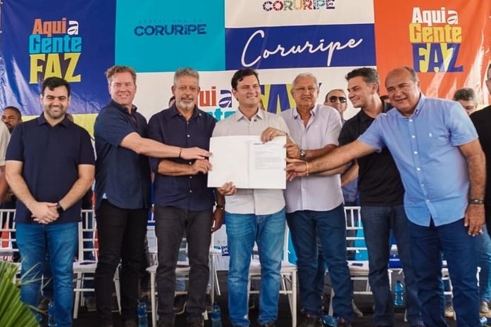 Arthur Lira e Marcelo Beltrão reforçam união e parceria em ato que celebra novos investimentos para pavimentação em Coruripe