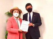 Tereza Nelma se reúne com ministro Fux e firma parceria com o CNJ para agilizar pautas de proteção da mulher
