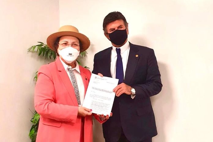 Tereza Nelma se reúne com ministro Fux e firma parceria com o CNJ para agilizar pautas de proteção da mulher