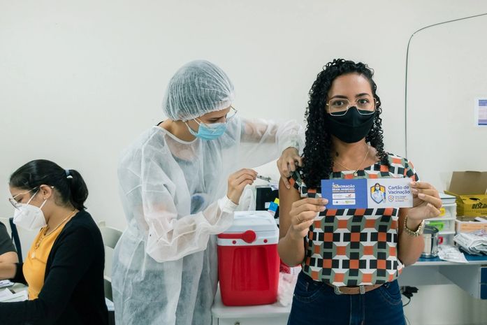 Educação de Girau é vacinada e capacitada para o reinício das aulas