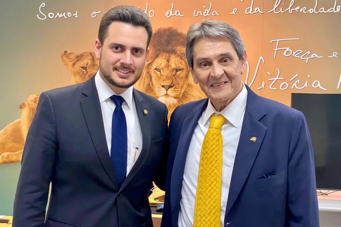 Nivaldo Albuquerque e Roberto Jefferson