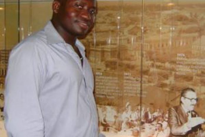 Africano de Guiné Bissau, Vagner Bijagó, participa de Oficina do Instituto Raízes de Áfricas, na SBPC/UFAL.